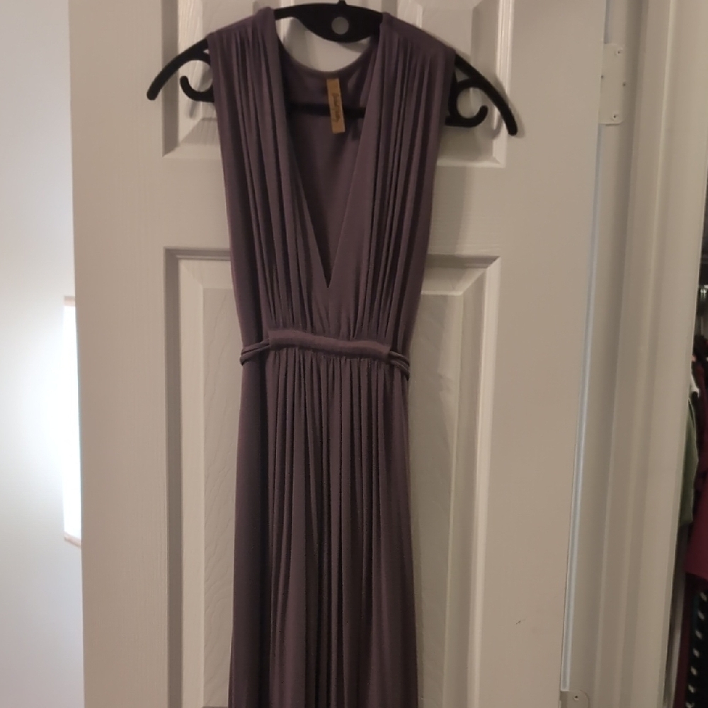 Rachel Pally Maxi Dress with Grecian Flowing Design - Large